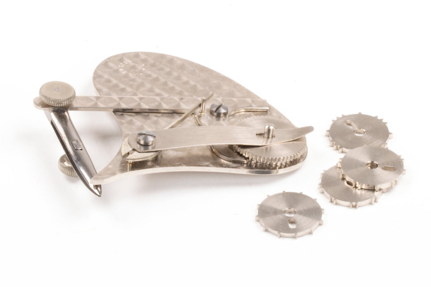 ✒️ Mechanical Gear Train Ruling Pen | Antique German Silver Dotted Hinge Pen